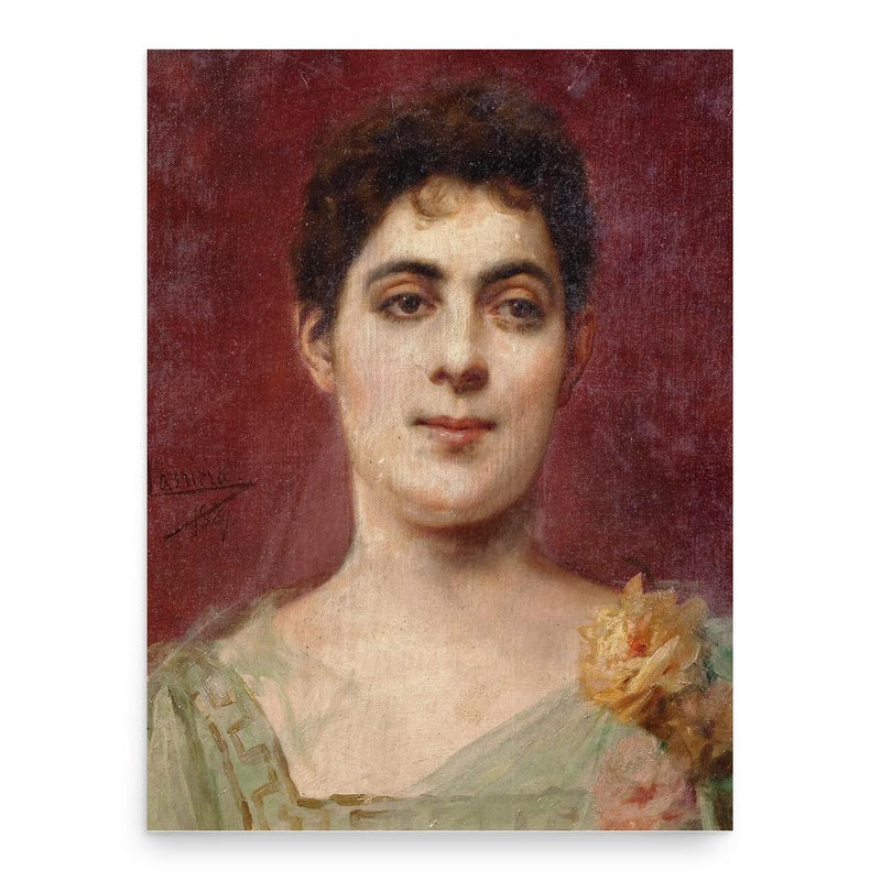 Francisca Aparicio de Barrios poster print, in size 18x24 inches.