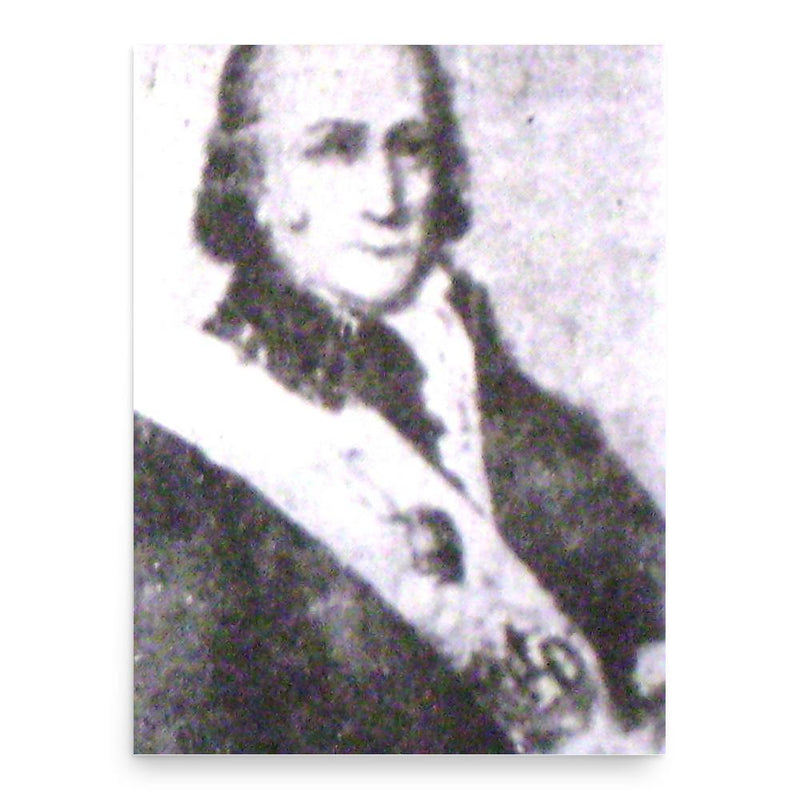 Francisco Antonio Maciel poster print, in size 18x24 inches.