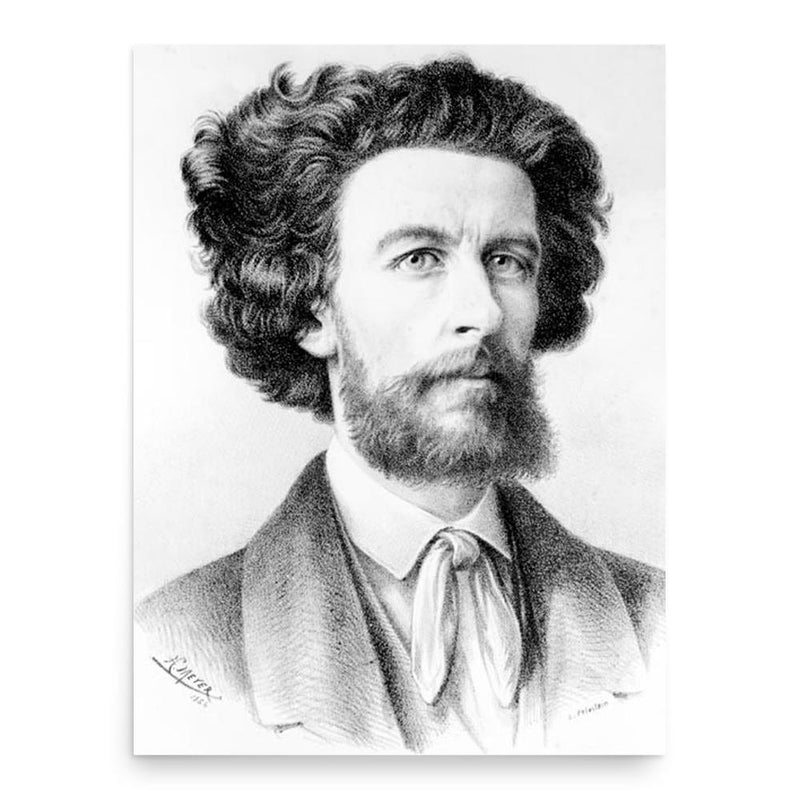 Francisco Bilbao poster print, in size 18x24 inches.