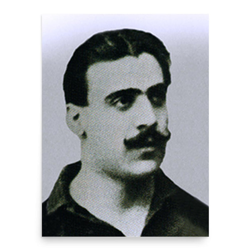 Francisco Bru poster print, in size 18x24 inches.