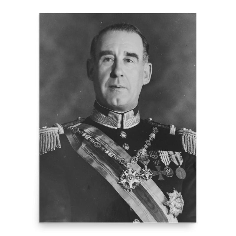 Francisco Craveiro Lopes poster print, in size 18x24 inches.