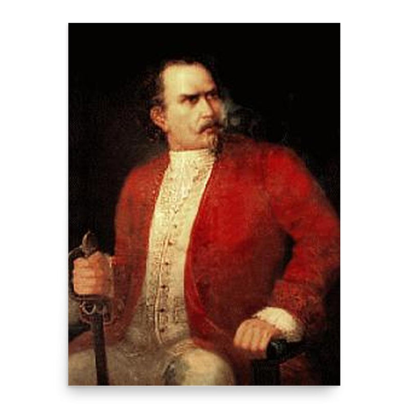 Francisco Laso de la Vega poster print, in size 18x24 inches.