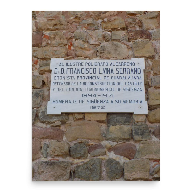 Francisco Layna Serrano poster print, in size 18x24 inches.