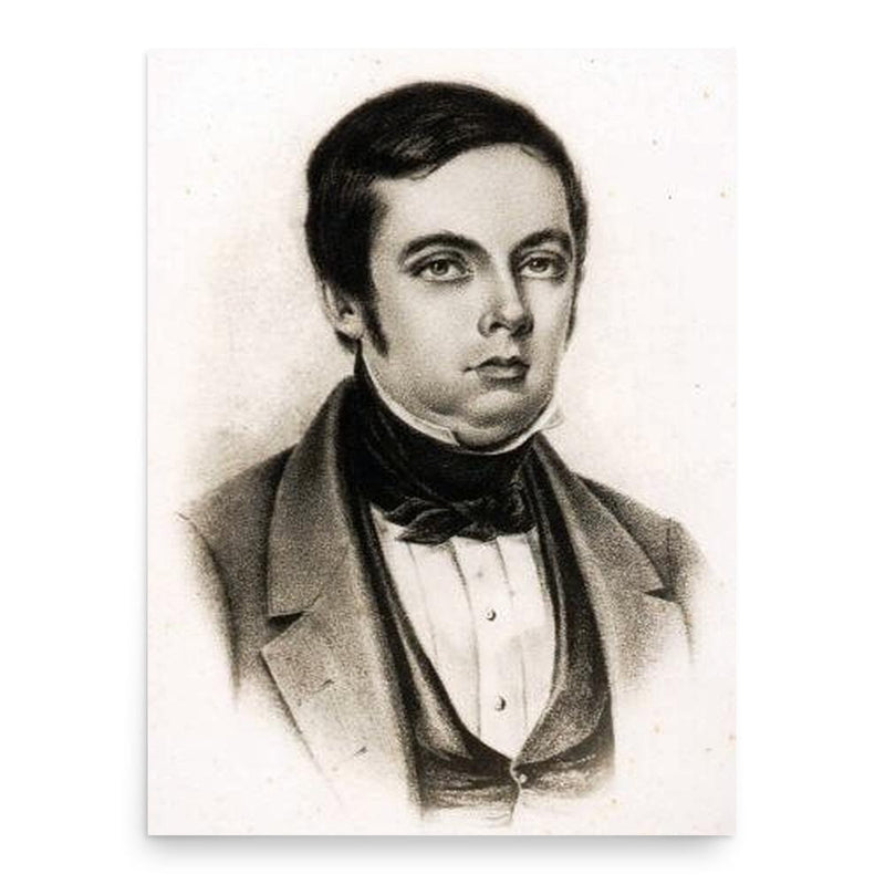 Francisco Manuel da Silva poster print, in size 18x24 inches.