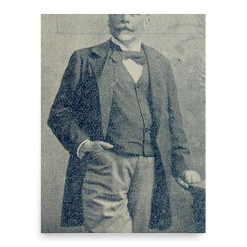 Francisco Piria poster print, in size 18x24 inches.