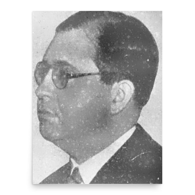 Francisco Prestes Maia poster print, in size 18x24 inches.