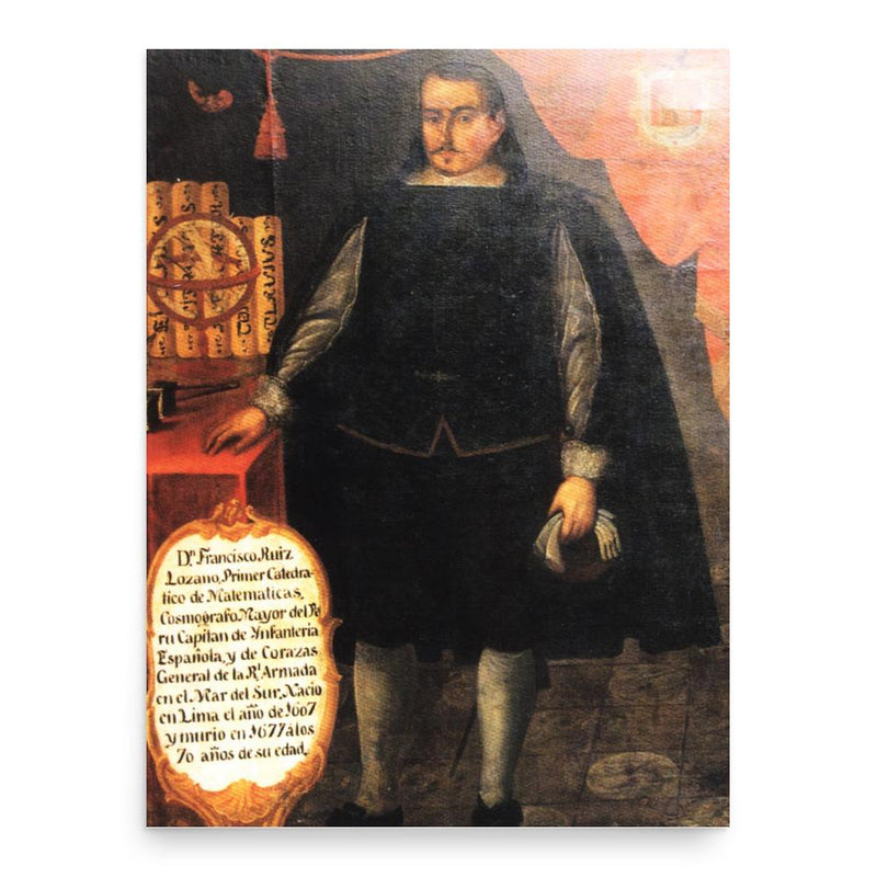 Francisco Ruiz Lozano poster print, in size 18x24 inches.