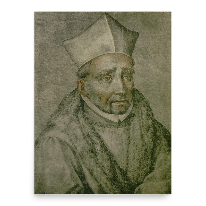 Francisco Sarmiento Mendoza poster print, in size 18x24 inches.