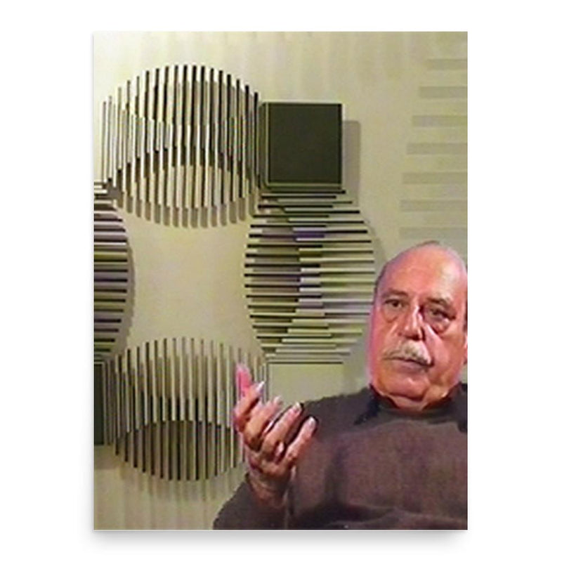 Francisco Sobrino poster print, in size 18x24 inches.