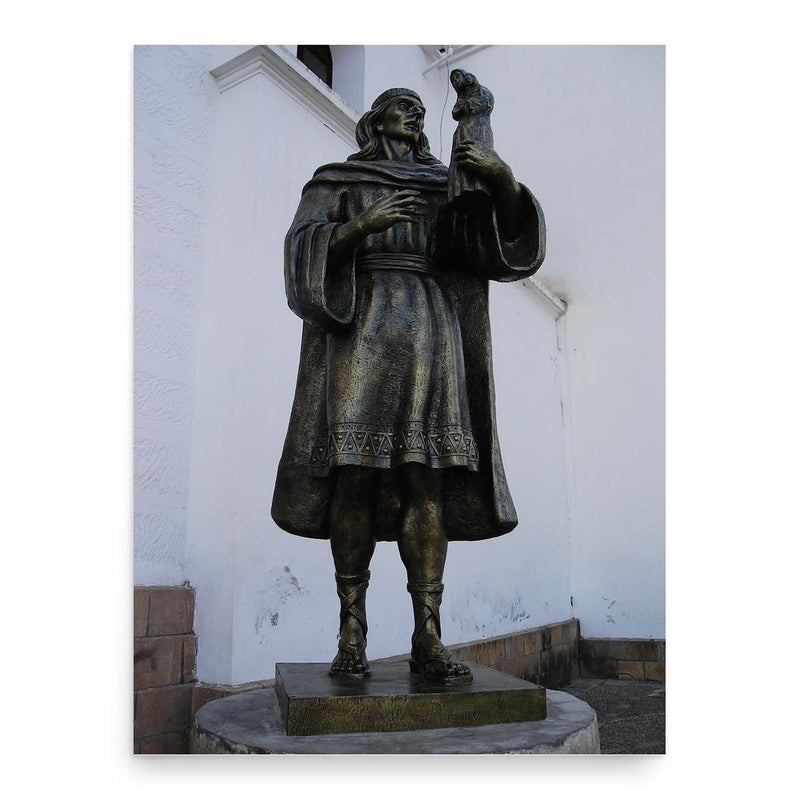 Francisco Tito Yupanqui poster print, in size 18x24 inches.