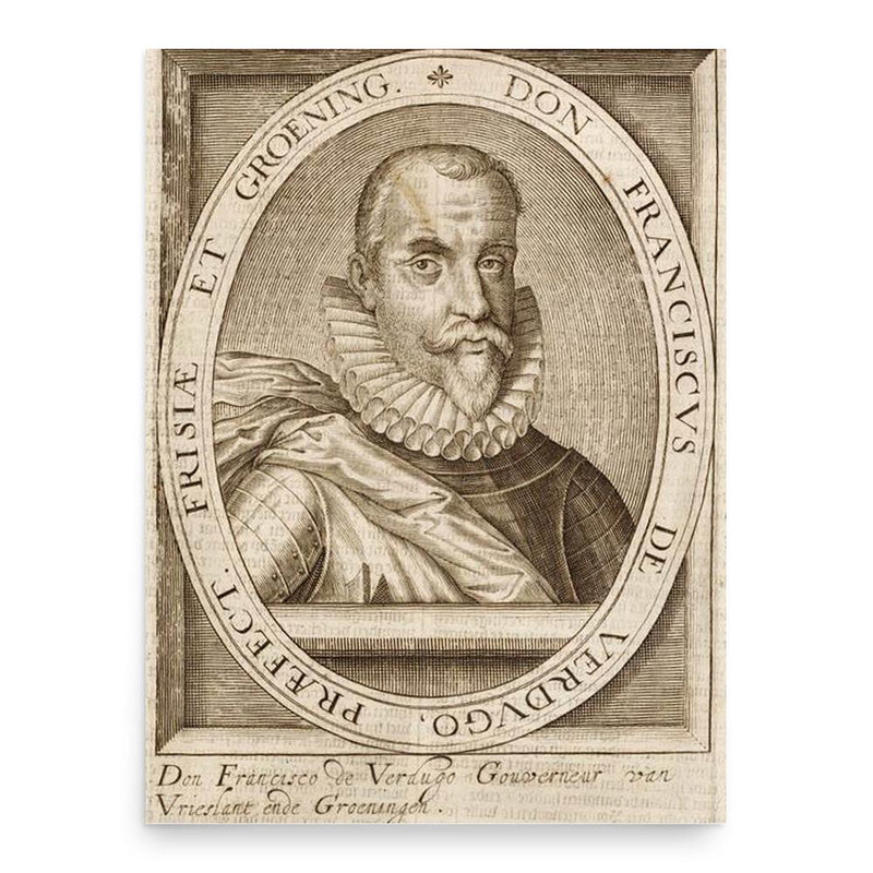 Francisco Verdugo poster print, in size 18x24 inches.