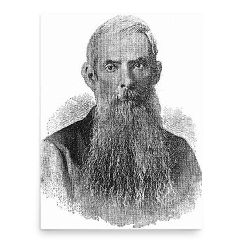 Francisco Vicente Aguilera poster print, in size 18x24 inches.