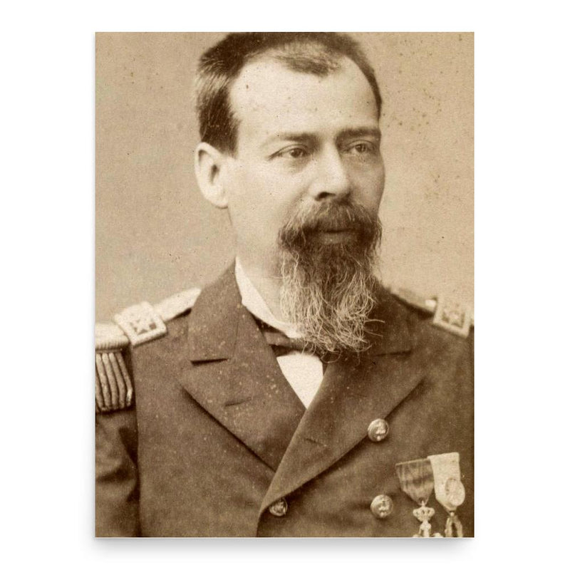 Francisco Vidal Gormaz poster print, in size 18x24 inches.