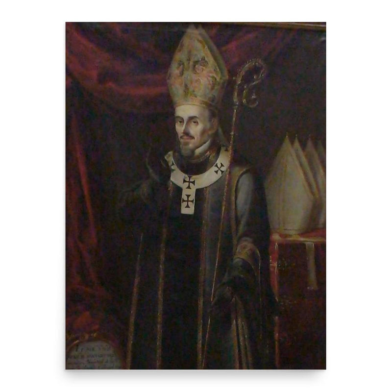 Francisco de Aguiar y Seijas poster print, in size 18x24 inches.
