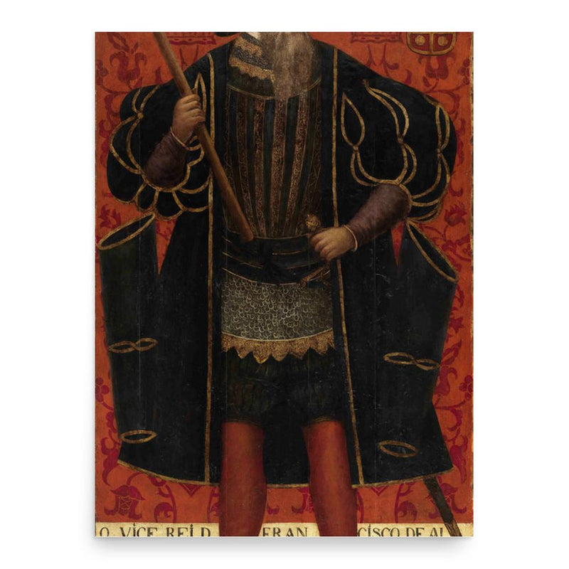 Francisco de Almeida poster print, in size 18x24 inches.