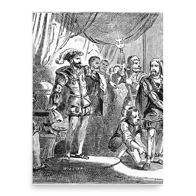 Francisco de Bobadilla poster print, in size 18x24 inches.