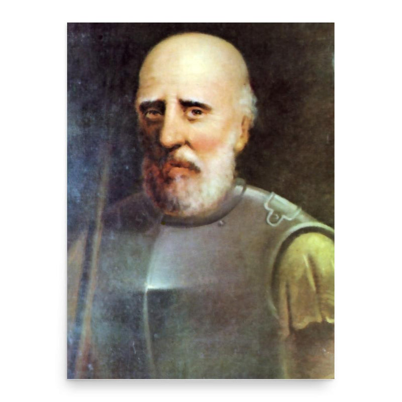 Francisco de Carvajal poster print, in size 18x24 inches.