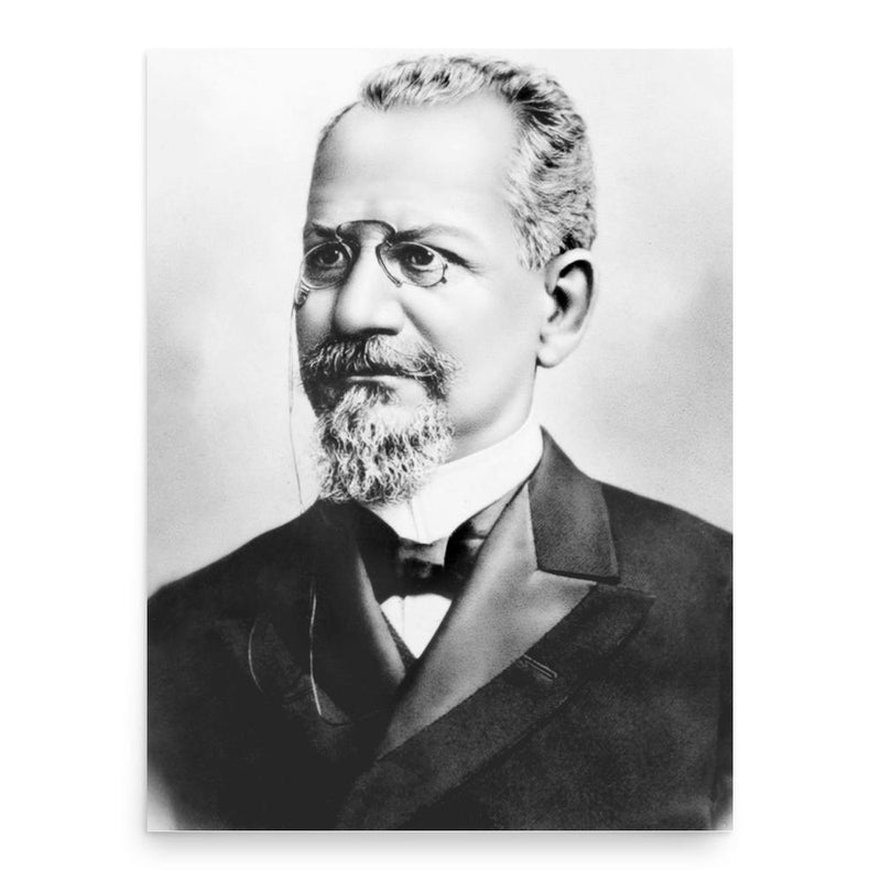 Francisco de Paula Rodrigues Alves poster print, in size 18x24 inches.