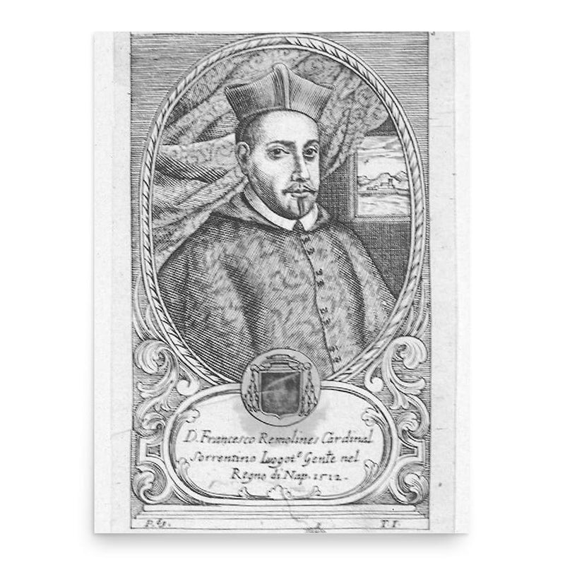 Francisco de Remolins poster print, in size 18x24 inches.