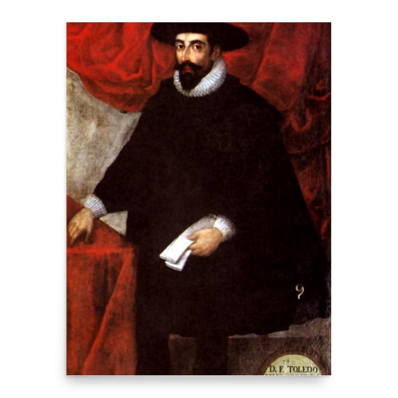 Francisco de Toledo poster print, in size 18x24 inches.