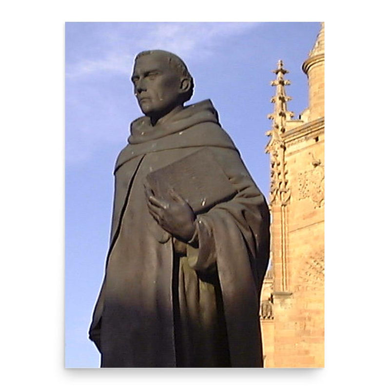 Francisco de Vitoria poster print, in size 18x24 inches.