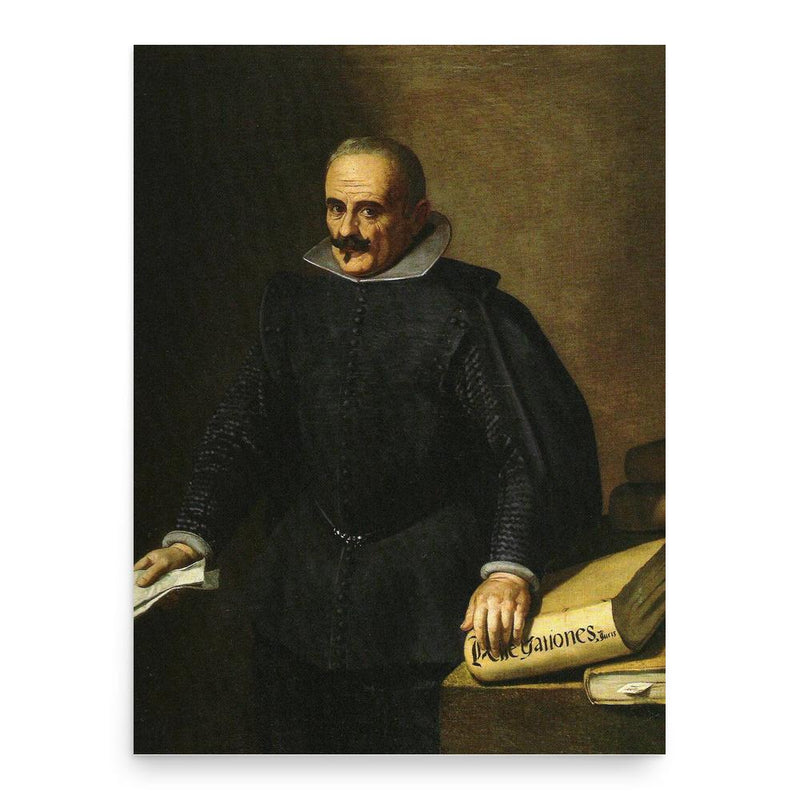 Francisco de la Cueva poster print, in size 18x24 inches.