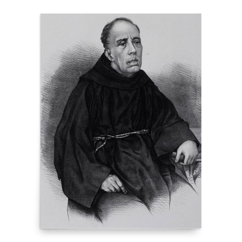 Francisco do Monte Alverne poster print, in size 18x24 inches.