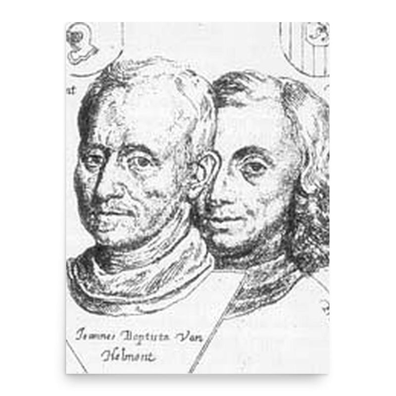 Franciscus Mercurius van Helmont poster print, in size 18x24 inches.