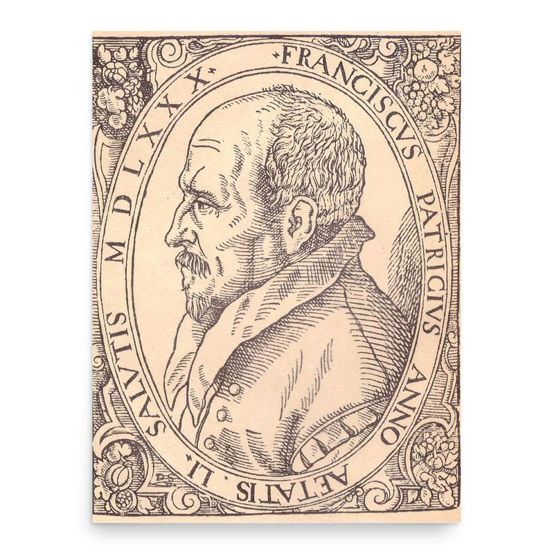 Franciscus Patricius poster print, in size 18x24 inches.