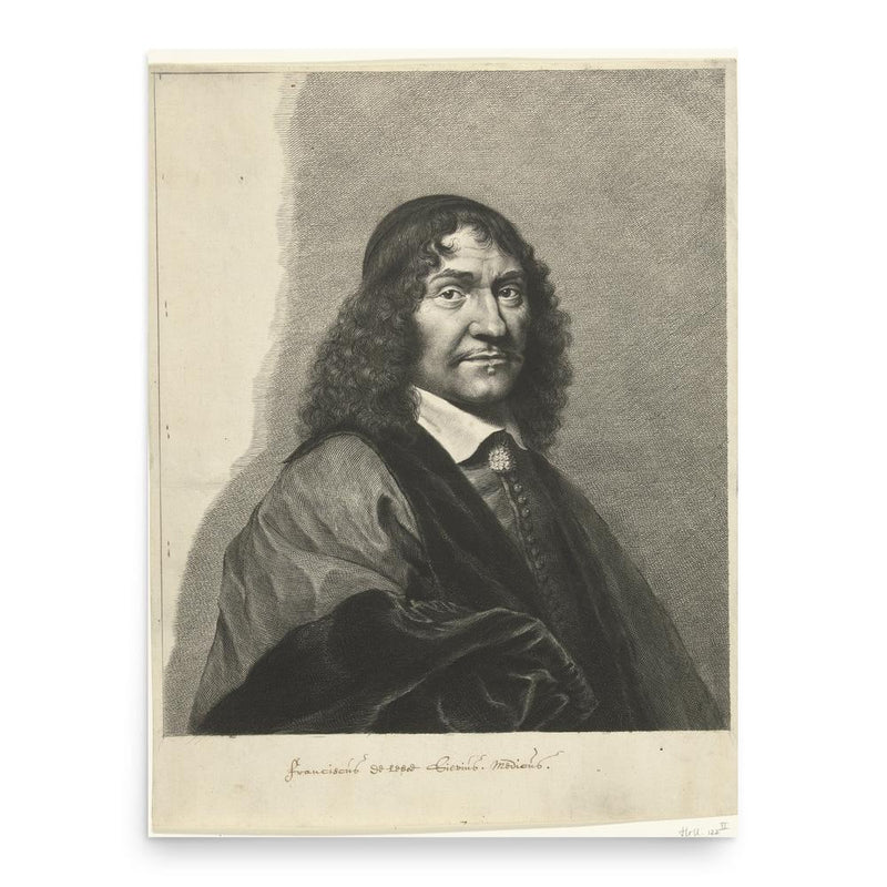 Franciscus Sylvius poster print, in size 18x24 inches.