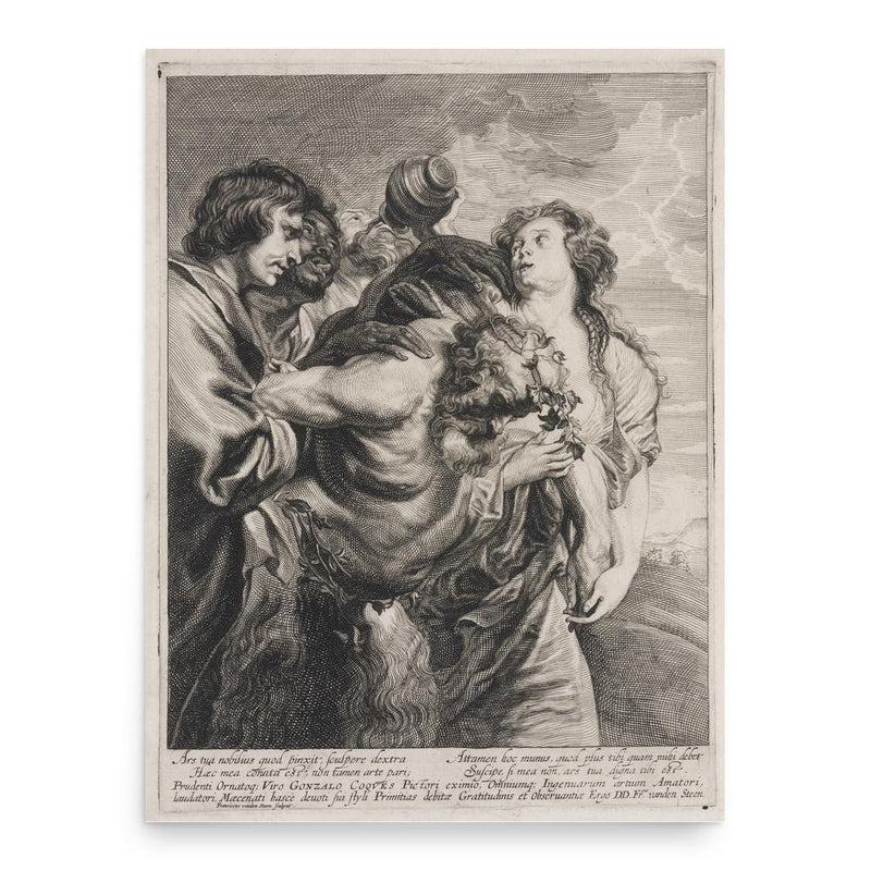 Franciscus van der Steen poster print, in size 18x24 inches.