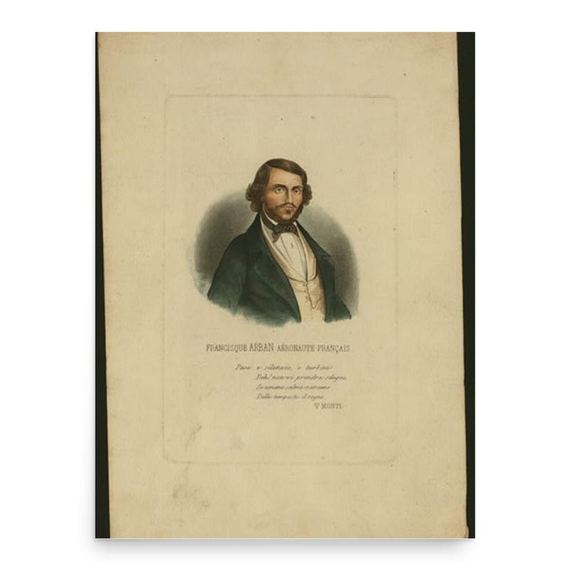 Francisque Arban poster print, in size 18x24 inches.