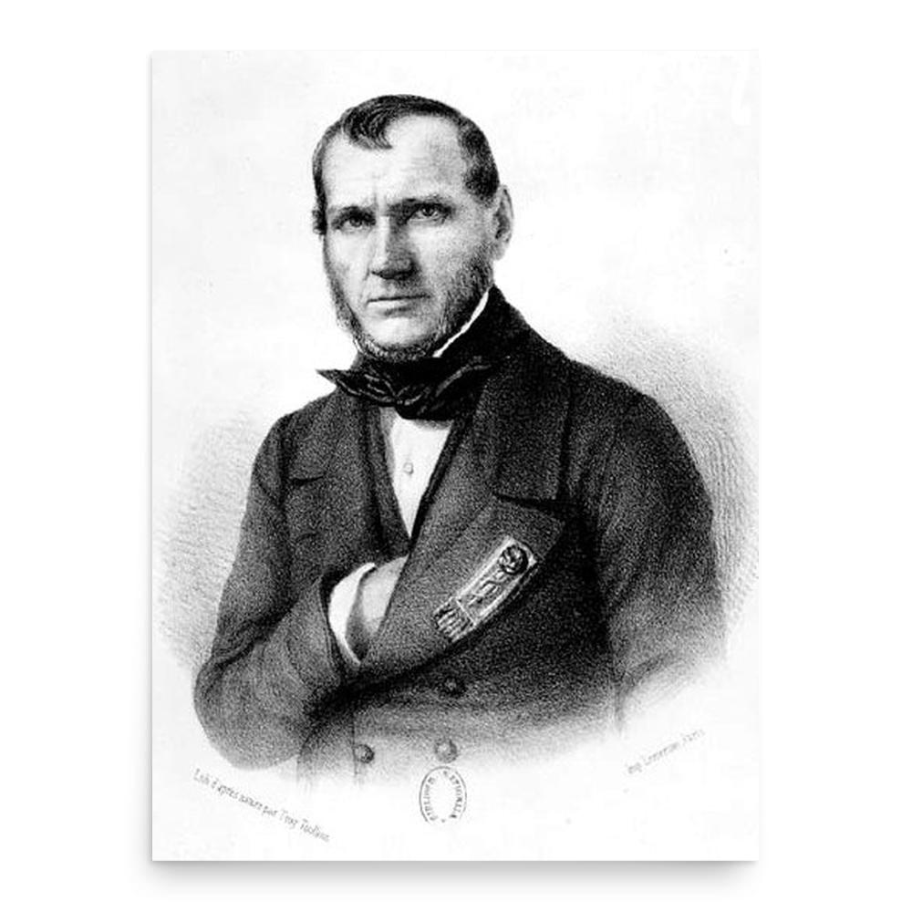 Francisque de Corcelle poster print, in size 18x24 inches.