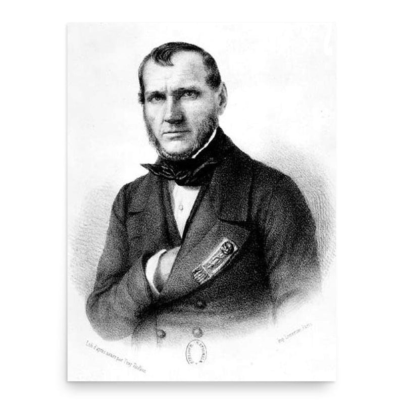 Francisque de Corcelle poster print, in size 18x24 inches.