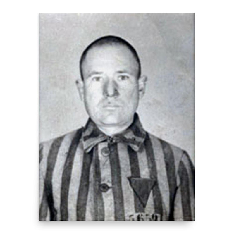 Franciszek Gajowniczek poster print, in size 18x24 inches.