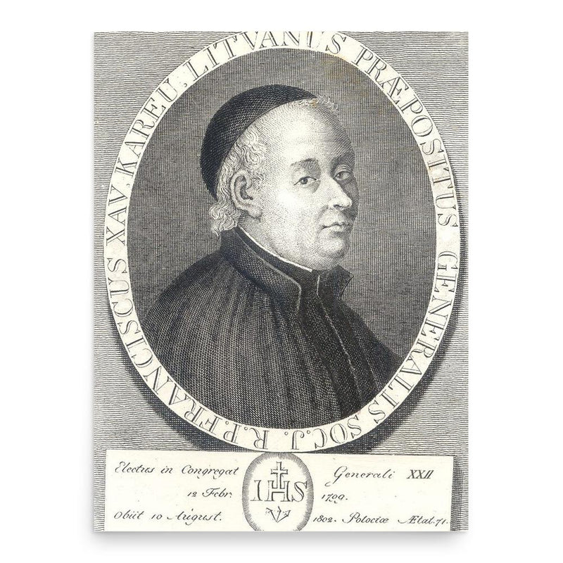 Franciszek Kareu poster print, in size 18x24 inches.