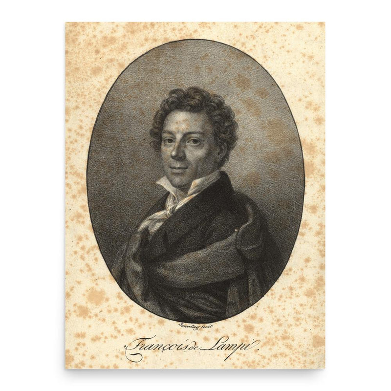 Franciszek Ksawery Lampi poster print, in size 18x24 inches.