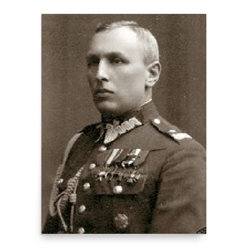 Franciszek Sikorski poster print, in size 18x24 inches.