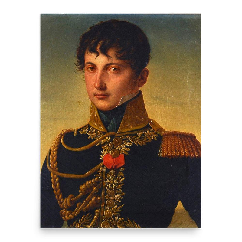 Francois-Joseph-Marie Clary poster print, in size 18x24 inches.