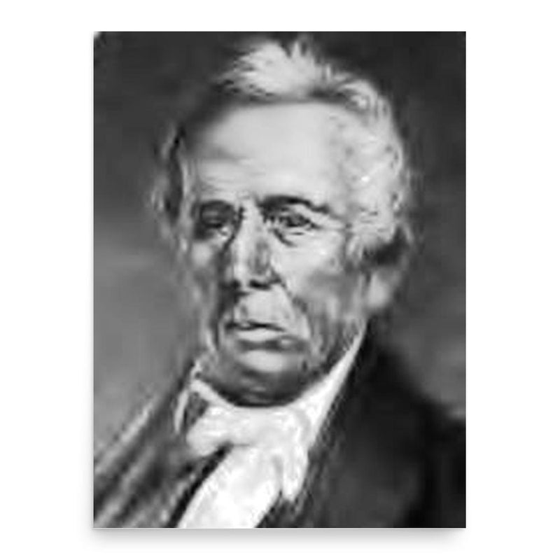 Francois Xavier Martin poster print, in size 18x24 inches.