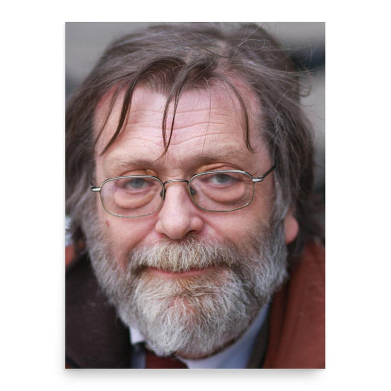 Frank Aarebrot poster print, in size 18x24 inches.