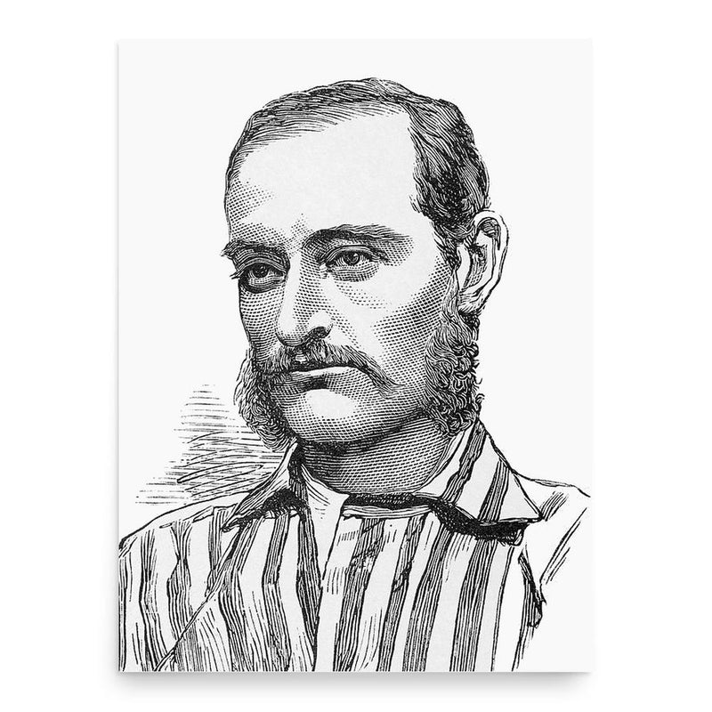 Frank Allan poster print, in size 18x24 inches.