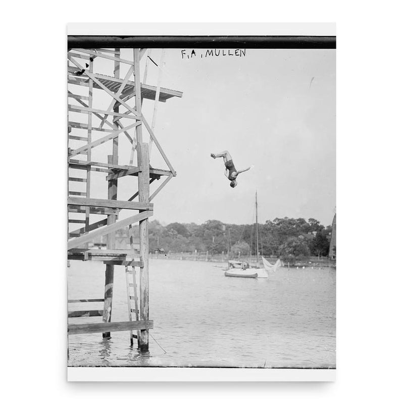 Frank Aloysius Mullen poster print, in size 18x24 inches.