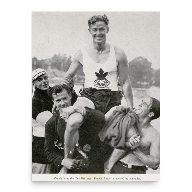 Frank Amyot poster print, in size 18x24 inches.