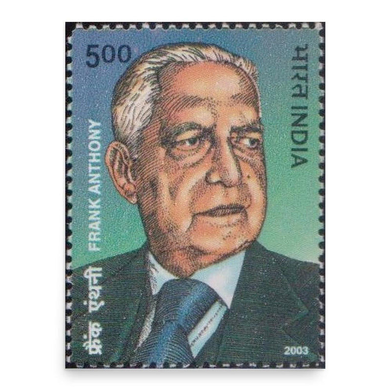 Frank Anthony poster print, in size 18x24 inches.