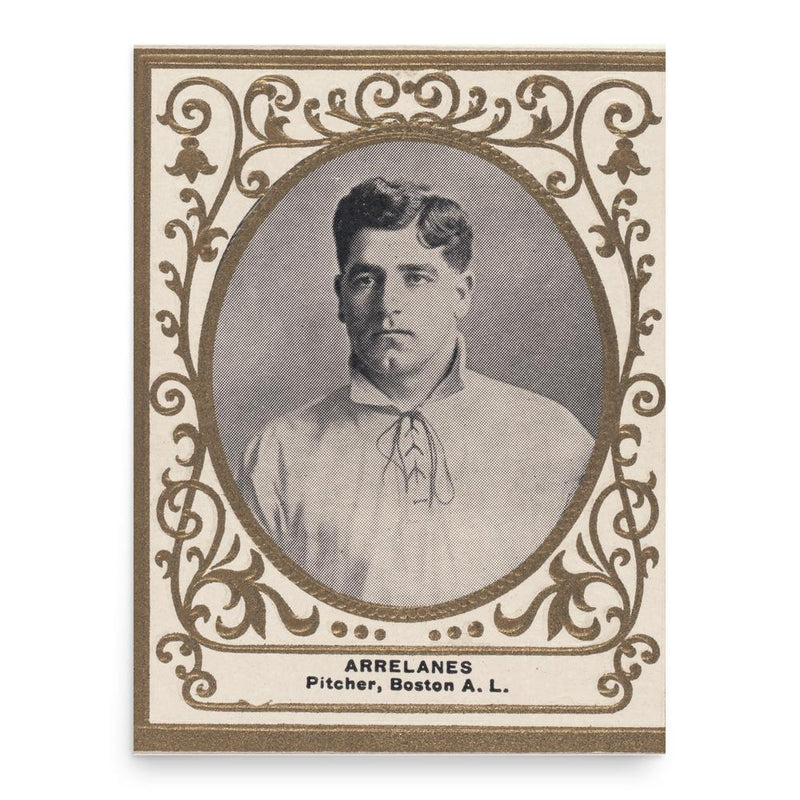 Frank Arellanes poster print, in size 18x24 inches.