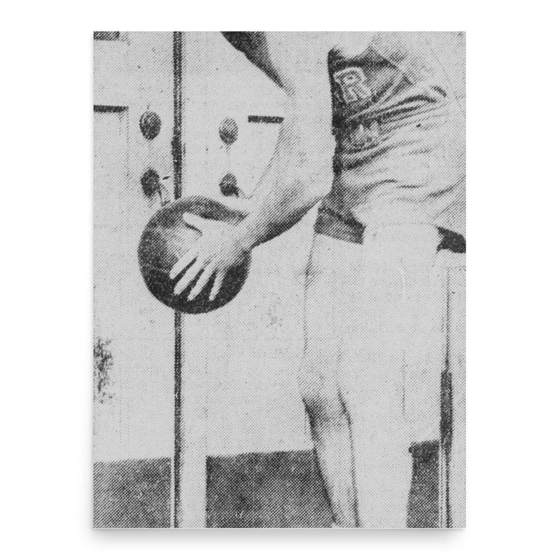 Frank Baird poster print, in size 18x24 inches.