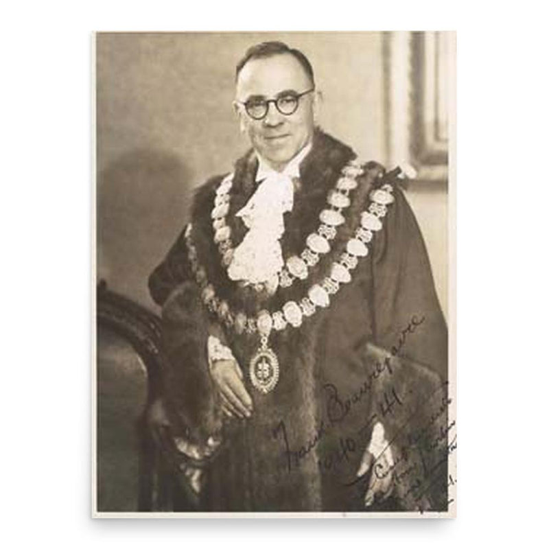 Frank Beaurepaire poster print, in size 18x24 inches.