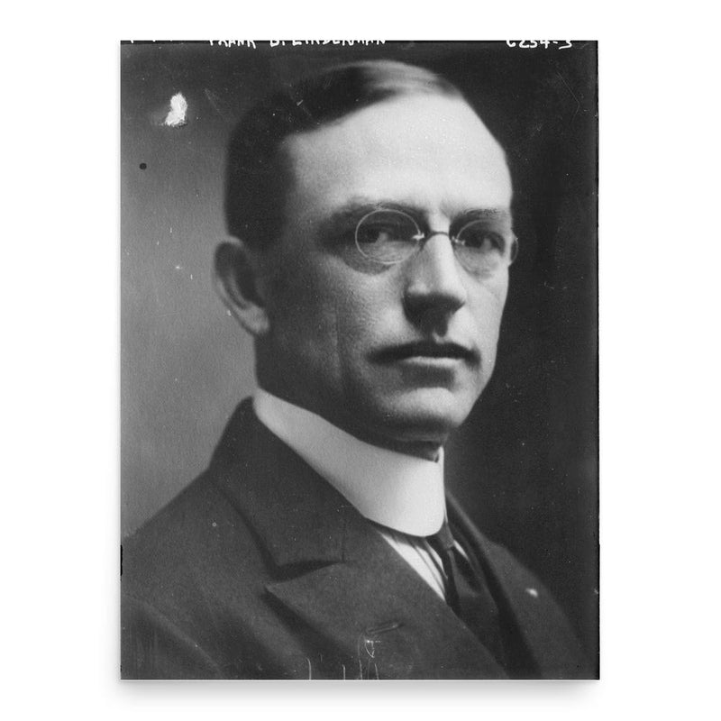 Frank Bird Linderman poster print, in size 18x24 inches.