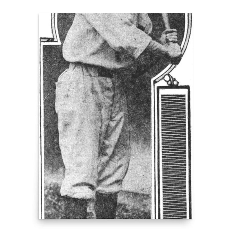 Frank Brazill poster print, in size 18x24 inches.